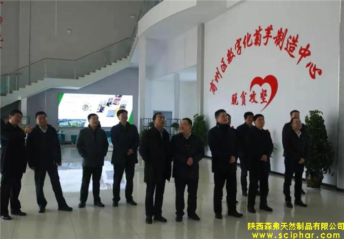 副省長(zhǎng)方光華在商州區(qū)數(shù)字化菊芋制造中心調(diào)研